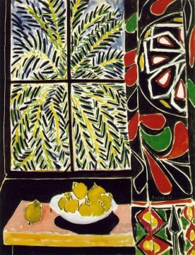 Interior con cortina egipcia fauvismo abstracto Henri Matisse Pinturas al óleo